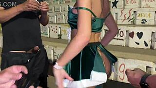 public christmas gangbang BANGING bent over wives in town square