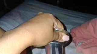 Oiled Big Ass Tattoo Babe Screams On Dildo In Maledom Masturbation