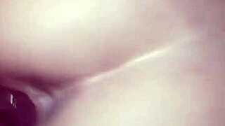 Oiled Big Ass Tattoo Babe Screams On Dildo In Maledom Masturbation