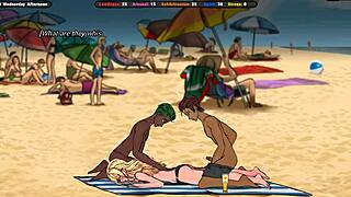 landlord sniffs tenant's panties under skirt then jerks onto her shoes