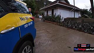 amateur thai teen couple sneaks mountain fuck in thailand