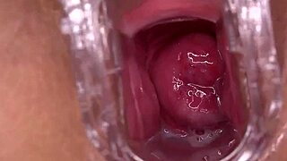 whoa, watch this horny amateur pussy squirt hard