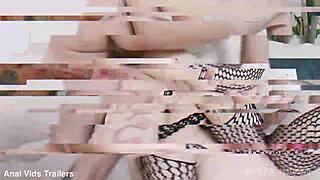 Whoa 😍 this skinny colombian redhead's juicy big pussy lips gape from monster cock anal balls deep debut doggystyle debut!!