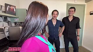 Dandara Moraes' Curvy Milf Body Rocks Threesome with Intense Pussy Licking