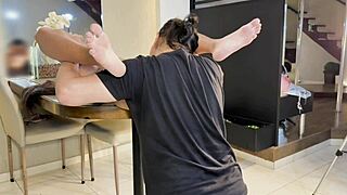 Greedy ass licking turns into bold rimjob frenzy