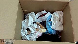 Whoa my ex boyfriend mailed his real cock in a box of old stuff can you believe