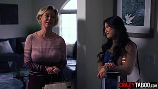 BIG TITS MILF DEE WILLIAMS DIVES INTO ASIAN TEEN LULU CHU'S PERFECT ASS PUSSY