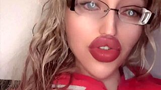 ever wonder what a russian crossdresser in lipstick and glasses does all night?