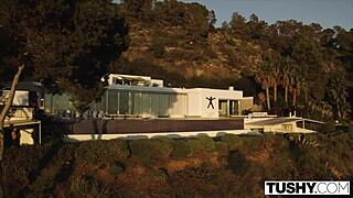 Tushy model bends over for anal assfucking doggystyle cowgirl facial lick