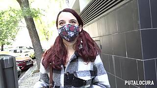 Ohana petite 18+ bends over bedroom bed for torbe's cum swallow in putalocura pillada