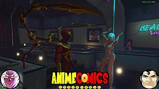 Spider-Man hires eager prostitute for wild comic romp