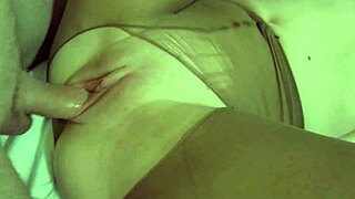 fuckin love gettin pounded in my tan pantyhose as pearl