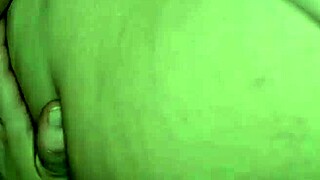 Anal sex while spreading her pussy wide open