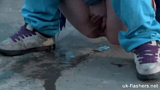 hey pissed off london street slut wanna flash that shaved pussy publicly now?!