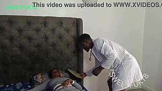 every day i pretend to be sick so this stud doctor can rip my clothes and pound my tight young pussy with his thick black cock over and over