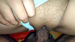 nepali wife spreads legs wide for husband's deep missionary thrusts