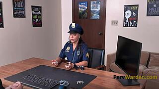 Whoa cop lady begs teacher to whore her out now!