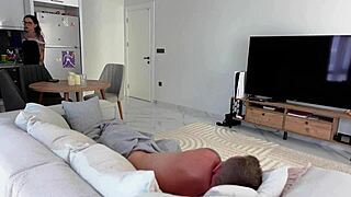 had a fight with wife so i wrecked the maid's tight holes with my cock