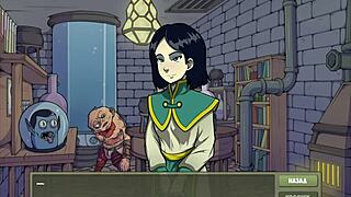 blonde college coed nerd titty fucks huge cock in classroom photoshoot