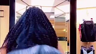 EBONY LEGGINGS ASS Bounces Softer Than Water Bed