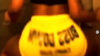 EBONY LEGGINGS ASS Bounces Softer Than Water Bed