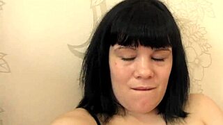 my hairy pussy cums wet fingering in panties pov