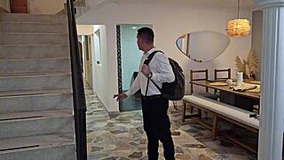 Mi esposa screams joy as tantaly doll and i fuck with monster cock