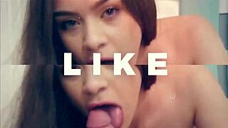 hailey rose throat thick cock with busty tits?