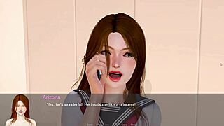 Redhead Fingers Pussy in Steamy Arizona Awakening Game