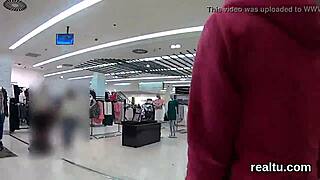 Adorable Czech Shop Girl Rides Cock POV After Striptease Temptation