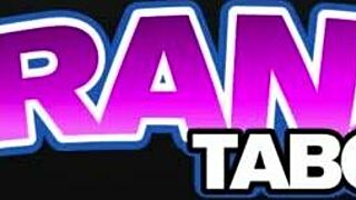 😈 busty blonde tranny gets her ass pounded hard by muscular guy with big cock! 🔥💦