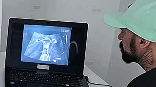 old cuckold husband watches skinny redhead wife fucked at gyno