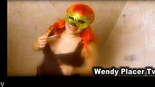 wendy placer salvadorean deepthroat handjob tempts with pro skills