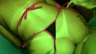 Latina Pornstar Gives Ass to Monster Black Cock Behind Hidden Cam