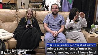 doctor tampa blasts jasmine rose's hairy bush with hot cum round two