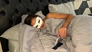 i woke cuck's friend with juicy pussy fucking creampie humiliation skinny teen squirting moaning