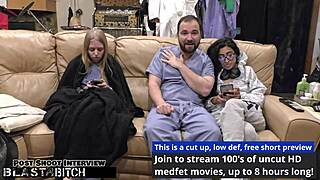 doctor tampa blasts jasmine rose's hairy bush with hot cum round two