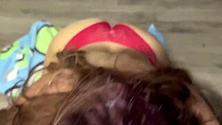 Big Ass Roommate Sucks Cock Deep Swallows Cum for Rent Payment