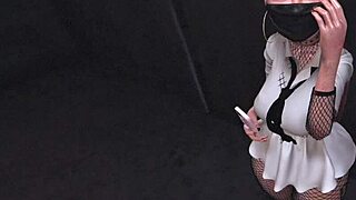 you catch shy asian office coworker with anal vibrator at work