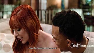 Busty ginger milf fucks knowing her favorite color