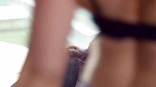 Whoa, my hot lesbian milf neighbors licked my pussy so wet! 🔥👅