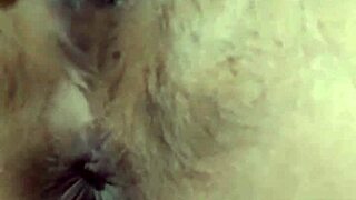 indonesian girl fingers her swollen tight pussy lips in pov