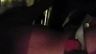 married street slut bent over backseat taking wood from gil on busy road