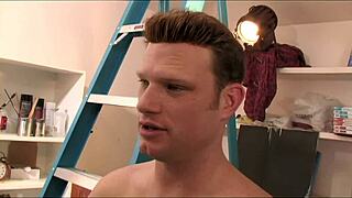 anita blue bends over bed fingering shaved milf pussy before anal doggystyle