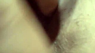 indonesian girl fingers her swollen tight pussy lips in pov
