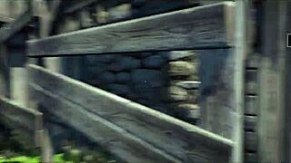 Clothes Ripped for Monster Cock Striptease Fuck