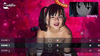 bouncy tits exotiqfox grinds ass on cock in solo joi goon edging masturbation