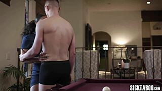 ebony milf cali caliente gets her mouth fucked by white guy alex mack