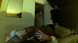 Sexydagger Pipes Petite Ebony Slipperycherry with Big Cock Doggystyle Cumshot