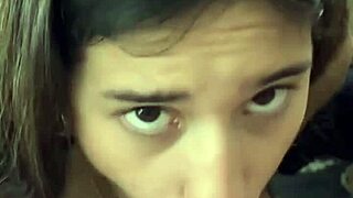 first time casting skinny busty 18yo brazilian latina teen deepthroats big cock pov blowjob